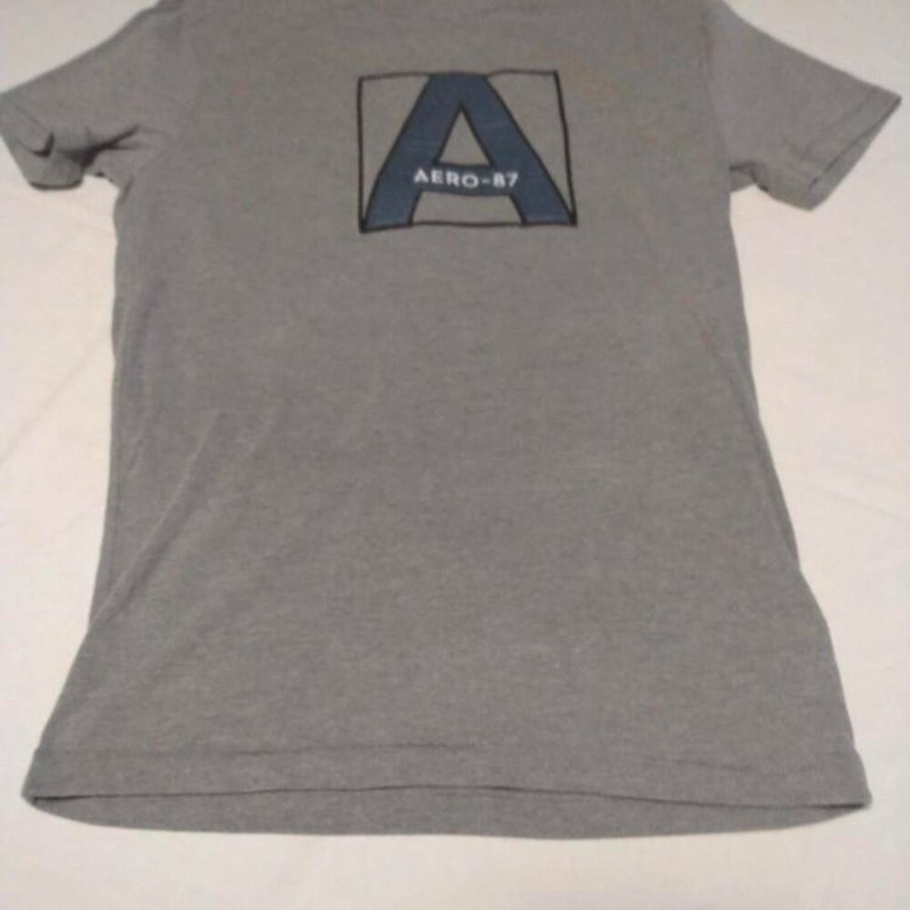 Size XS Aeropostale embroidered grey T-shirt